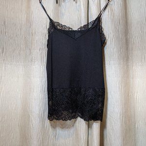 White House Black Market Lace-Trim Camisole
